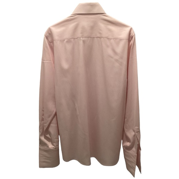 Brioni French Cuff 17 IV Pink Diagonal Texture - Picture 3 of 4